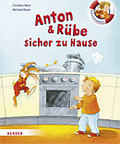 Cover des Buches: Der kleine Junge Namens Anton und der Hase Namens Rübe stehen in der Küche vor dem Herd.