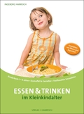 Cover des Buches: Ein Kleinkind (Mädchen) in einem karierten Kleid steht vor einem Tisch, auf dem sich ein gefüllter Teller mit Nudeln befindet.